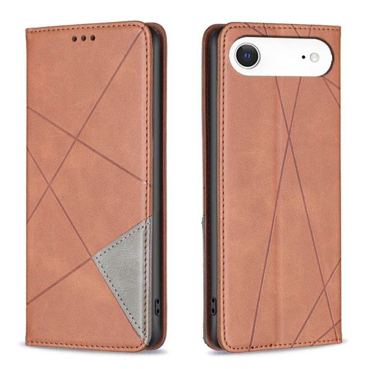 Rhombus Texture Magnetic Leather Phone Case, For iPhone 17 Pro Max, For iPhone 17 Pro, For iPhone 17, For iPhone Air