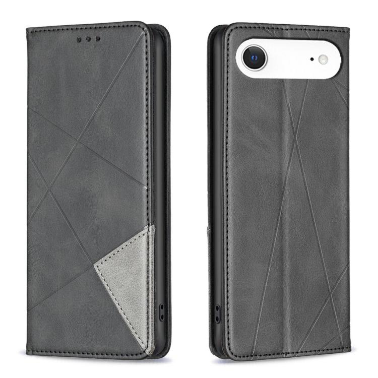 Rhombus Texture Magnetic Leather Phone Case, For iPhone 17 Pro Max, For iPhone 17 Pro, For iPhone 17, For iPhone Air