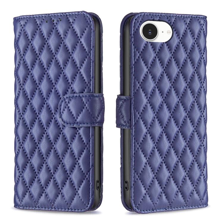 Diamond Lattice Wallet Flip Leather Phone Case, For iPhone 17 Pro Max, For iPhone 17 Pro, For iPhone 17, For iPhone Air
