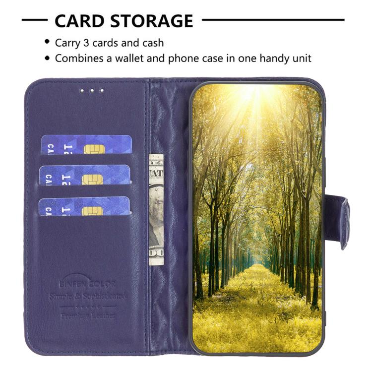 Diamond Lattice Wallet Flip Leather Phone Case, For iPhone 17 Pro Max, For iPhone 17 Pro, For iPhone 17, For iPhone Air