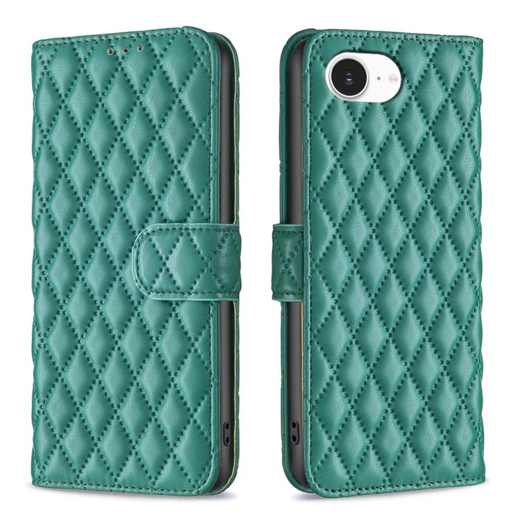 Diamond Lattice Wallet Flip Leather Phone Case, For iPhone 17 Pro Max, For iPhone 17 Pro, For iPhone 17, For iPhone Air