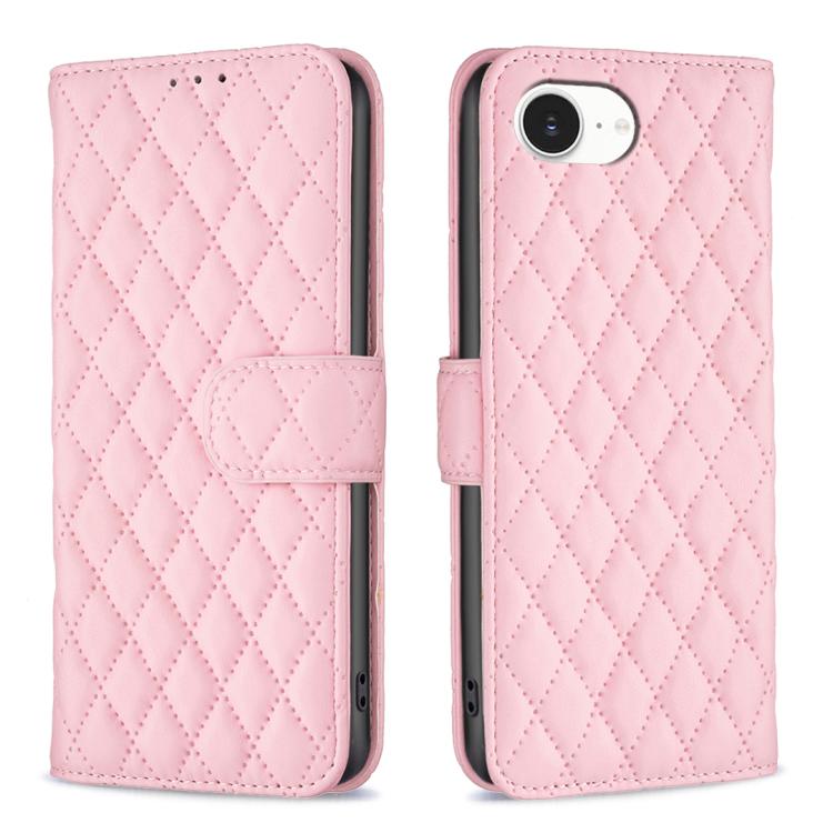 Diamond Lattice Wallet Flip Leather Phone Case, For iPhone 17 Pro Max, For iPhone 17 Pro, For iPhone 17, For iPhone Air