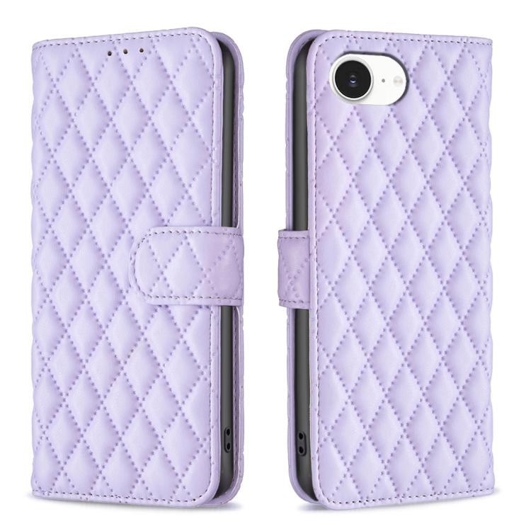 Diamond Lattice Wallet Flip Leather Phone Case, For iPhone 17 Pro Max, For iPhone 17 Pro, For iPhone 17, For iPhone Air
