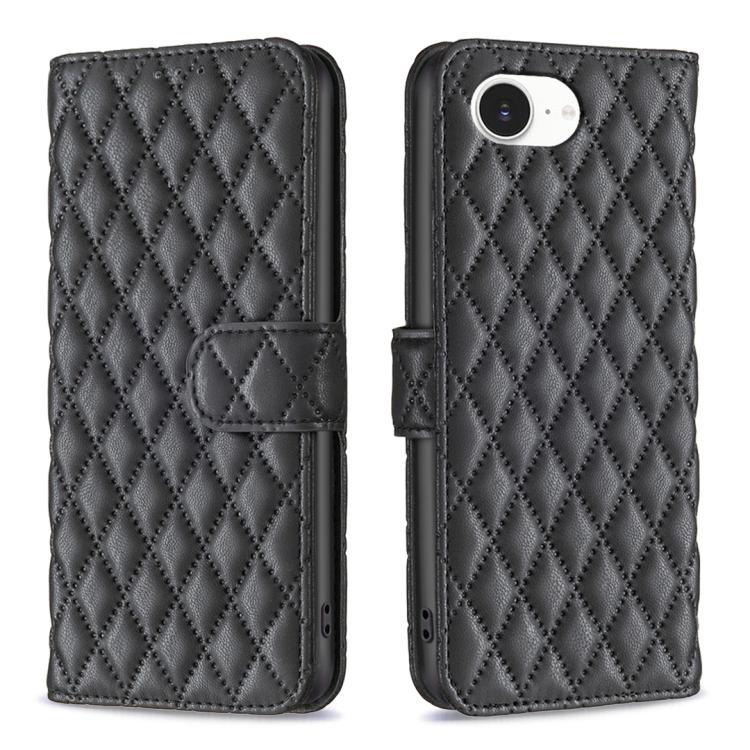Diamond Lattice Wallet Flip Leather Phone Case, For iPhone 17 Pro Max, For iPhone 17 Pro, For iPhone 17, For iPhone Air