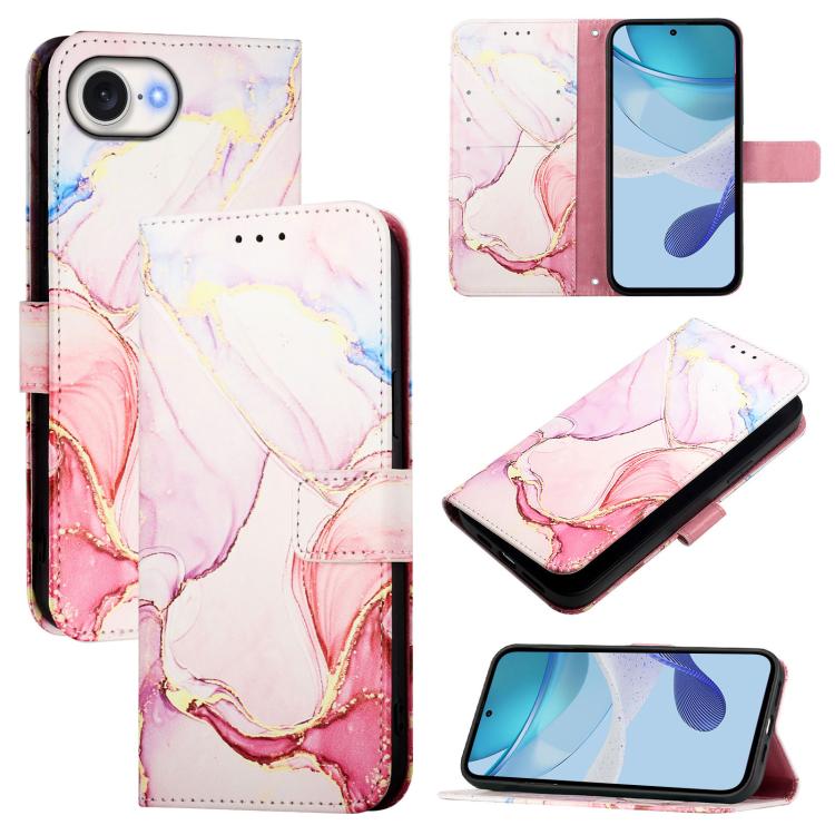 PT003 Marble Pattern Flip Leather Phone Case, For iPhone 17e / 16e, For iPhone 17 Pro Max, For iPhone 17 Pro, For iPhone 17
