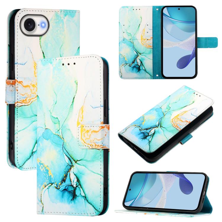 PT003 Marble Pattern Flip Leather Phone Case, For iPhone 17e / 16e, For iPhone 17 Pro Max, For iPhone 17 Pro, For iPhone 17
