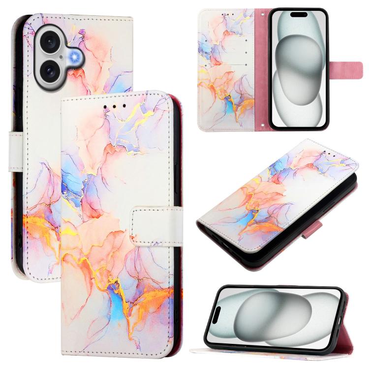 PT003 Marble Pattern Flip Leather Phone Case, For iPhone 17e / 16e, For iPhone 17 Pro Max, For iPhone 17 Pro, For iPhone 17
