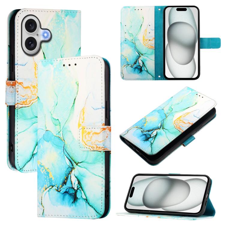 PT003 Marble Pattern Flip Leather Phone Case, For iPhone 17e / 16e, For iPhone 17 Pro Max, For iPhone 17 Pro, For iPhone 17