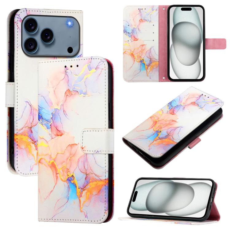 PT003 Marble Pattern Flip Leather Phone Case, For iPhone 17e / 16e, For iPhone 17 Pro Max, For iPhone 17 Pro, For iPhone 17