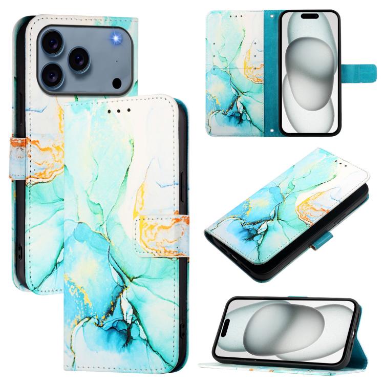 PT003 Marble Pattern Flip Leather Phone Case, For iPhone 17e / 16e, For iPhone 17 Pro Max, For iPhone 17 Pro, For iPhone 17