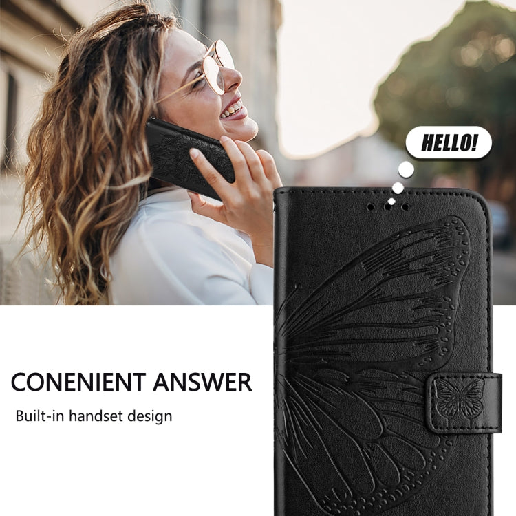 Embossed Butterfly Leather Phone Case, For iPhone 17e / 16e, For iPhone 17 Pro Max, For iPhone 17 Pro