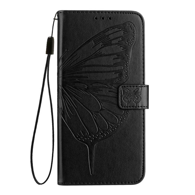 Embossed Butterfly Leather Phone Case, For iPhone 17, For iPhone Air, For iPhone 16 Pro Max