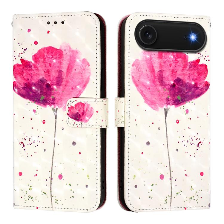 3D Painting Horizontal Flip Leather Phone Case, For iPhone 17, For iPhone Air, For iPhone 16 Pro Max