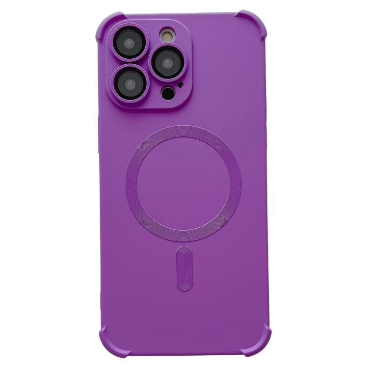 Four Corner Shockproof Skin Feel MagSafe Magnetic Phone Case, For iPhone 14, For iPhone 14 Pro, For iPhone 14 Pro Max