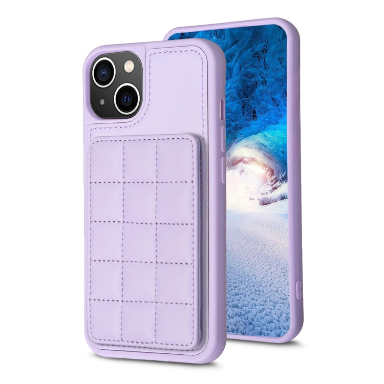 Grid Card Slot Holder Phone Case, For iPhone 14 / 13, For iPhone 15 Plus, For iPhone 14 Pro