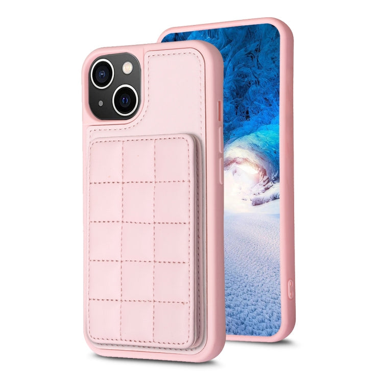 Grid Card Slot Holder Phone Case, For iPhone 14 / 13, For iPhone 15 Plus, For iPhone 14 Pro