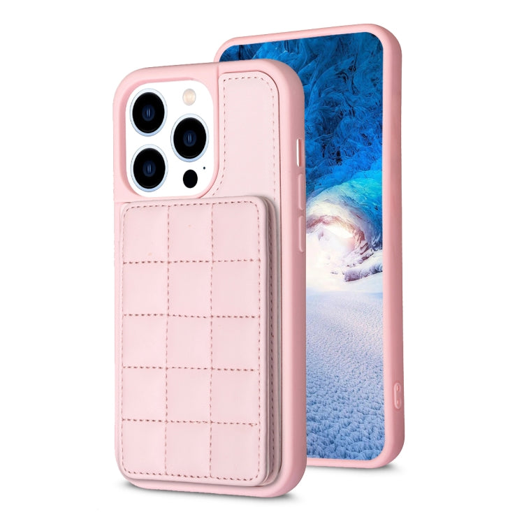 Grid Card Slot Holder Phone Case, For iPhone 14 / 13, For iPhone 15 Plus, For iPhone 14 Pro