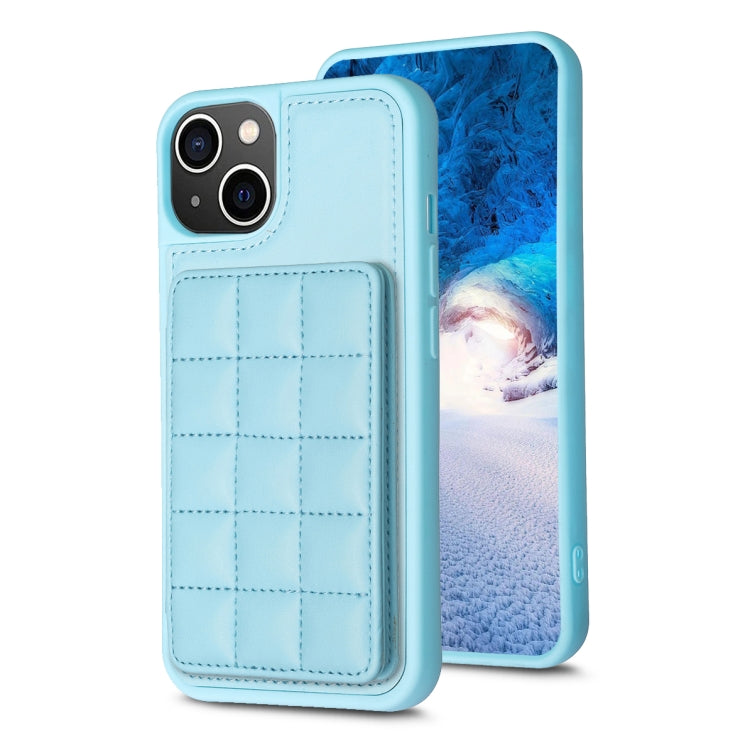 Grid Card Slot Holder Phone Case, For iPhone 14 / 13, For iPhone 15 Plus, For iPhone 14 Pro