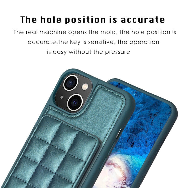 Grid Card Slot Holder Phone Case, For iPhone 14 Pro Max, For iPhone 15, For iPhone SE 2022 / SE 2020 / 8 / 7