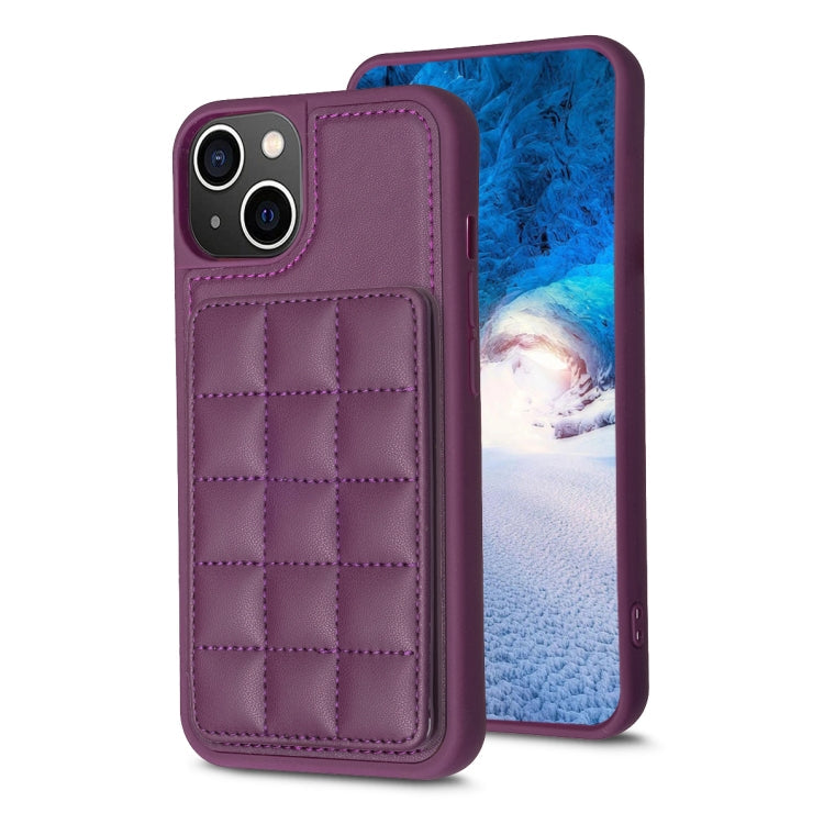 Grid Card Slot Holder Phone Case, For iPhone 14 Pro Max, For iPhone 15, For iPhone SE 2022 / SE 2020 / 8 / 7