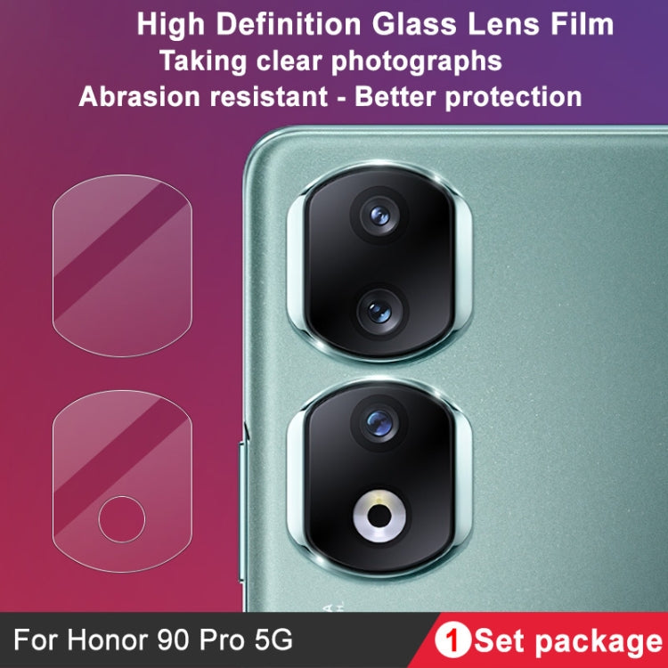 IMAK Rear Camera Glass Lens Film, 1 Set Package, For Honor MagicPad 13 inch, For Honor 90 Pro 5G, For Honor 90 5G
