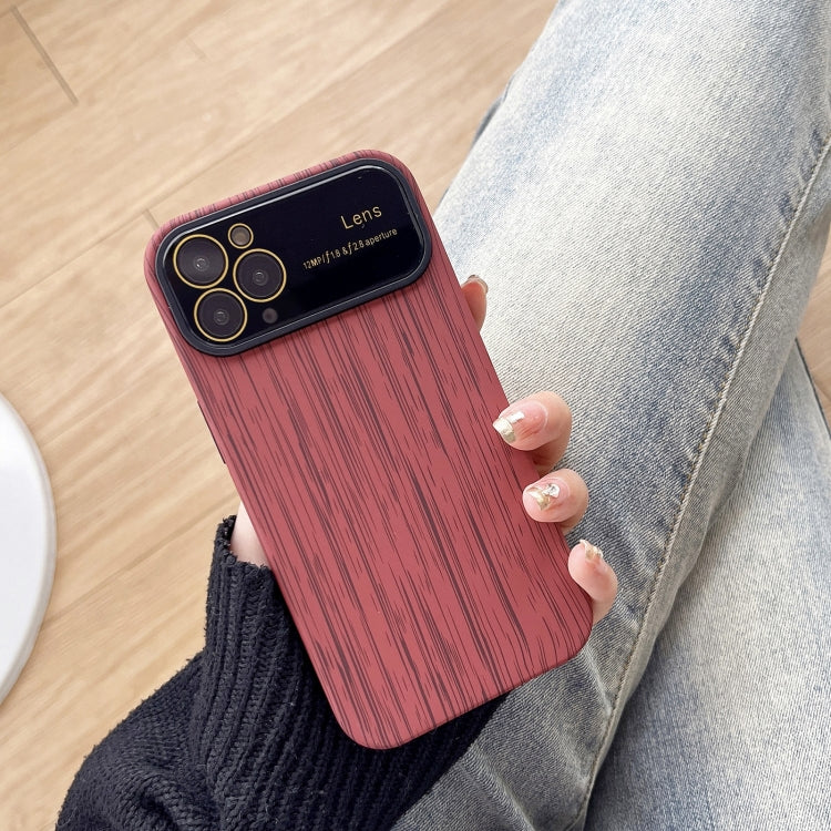 Wood Grain TPU Phone Case with Lens Film, For iPhone 12 Pro Max, For iPhone 12 Pro, For iPhone 11 Pro Max, For iPhone 11