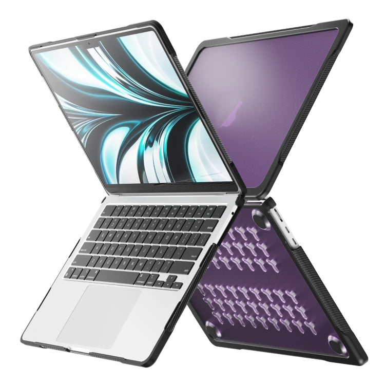 Translucent Laptop Protective Case, For MacBook Air 13.6 inch A2681 2022 / M3 2024 A3113 / M4 2025 A3240