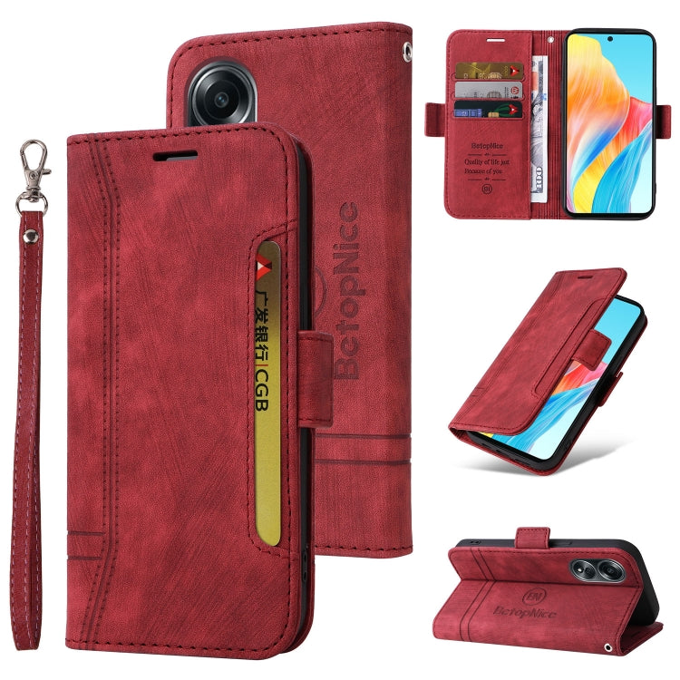 BETOPNICE Dual-side Buckle Leather Phone Case, For OPPO Reno11 5G Global, For OPPO A58 4G, For OPPO Reno10 5G Global/Reno10 Pro 5G Global, For OPPO Reno11 Pro 5G Global