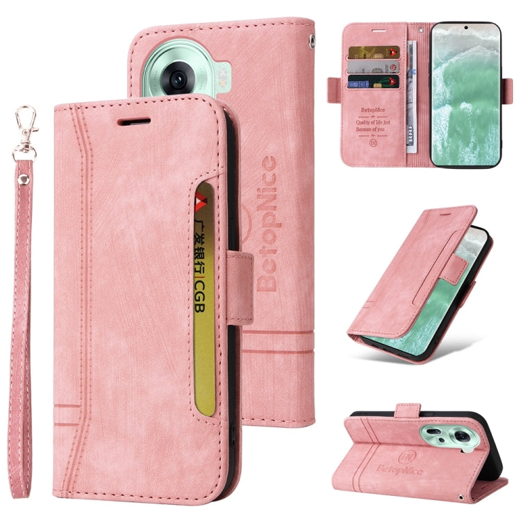 BETOPNICE Dual-side Buckle Leather Phone Case, For OPPO Reno11 5G Global, For OPPO A58 4G, For OPPO Reno10 5G Global/Reno10 Pro 5G Global, For OPPO Reno11 Pro 5G Global