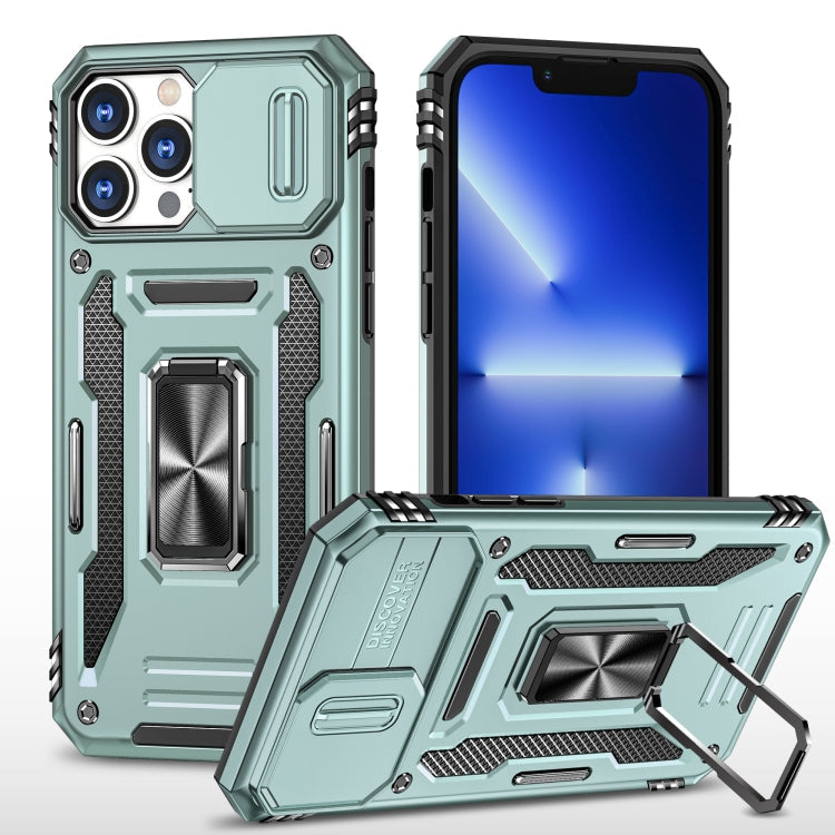 Armor PC + TPU Camera Shield Phone Case, For iPhone 15 Pro Max, For iPhone 15 Pro, For iPhone 15 Plus