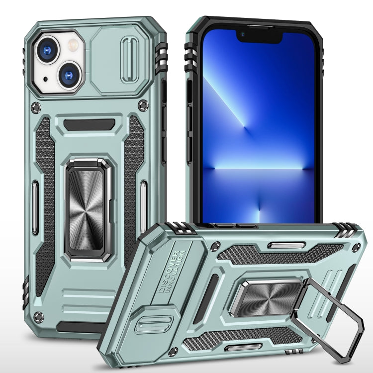 Armor PC + TPU Camera Shield Phone Case, For iPhone 15 Pro Max, For iPhone 15 Pro, For iPhone 15 Plus