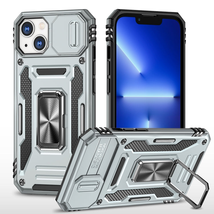 Armor PC + TPU Camera Shield Phone Case, For iPhone 15 Pro Max, For iPhone 15 Pro, For iPhone 15 Plus