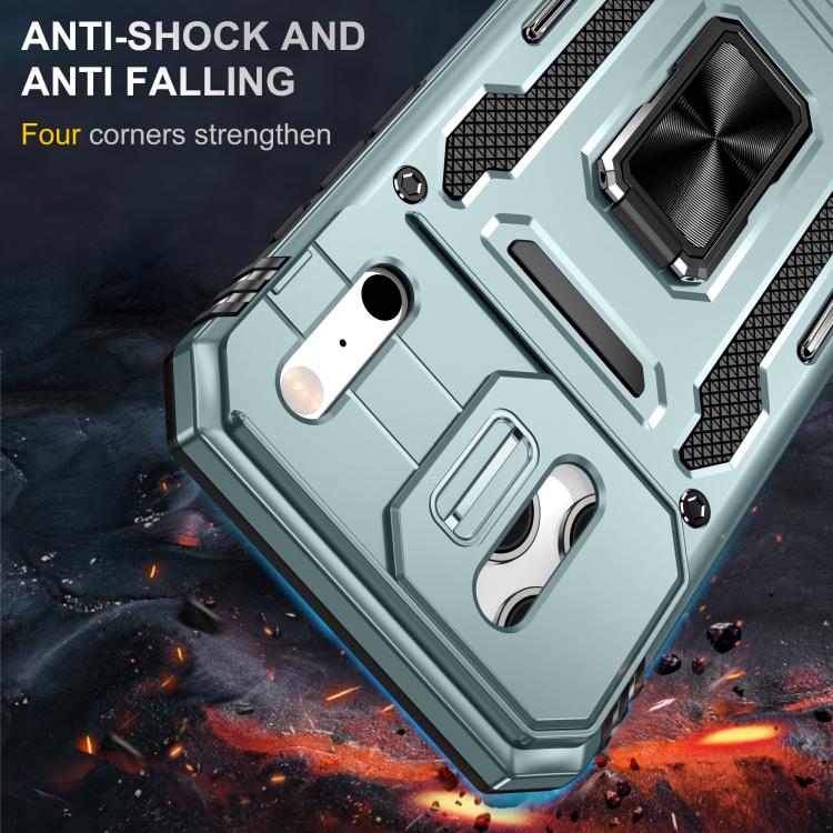 Armor PC + TPU Camera Shield Phone Case, For iPhone 17e / 16e, For iPhone 17 Pro Max, For iPhone 17 Pro
