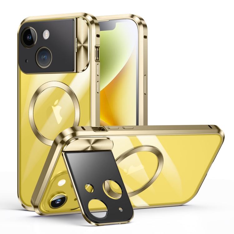 Large Window Holder MagSafe Magnetic Metal Phone Case, For iPhone 15 Pro Max, For iPhone 15 Pro, For iPhone 14, For iPhone 14 Pro, For iPhone 15