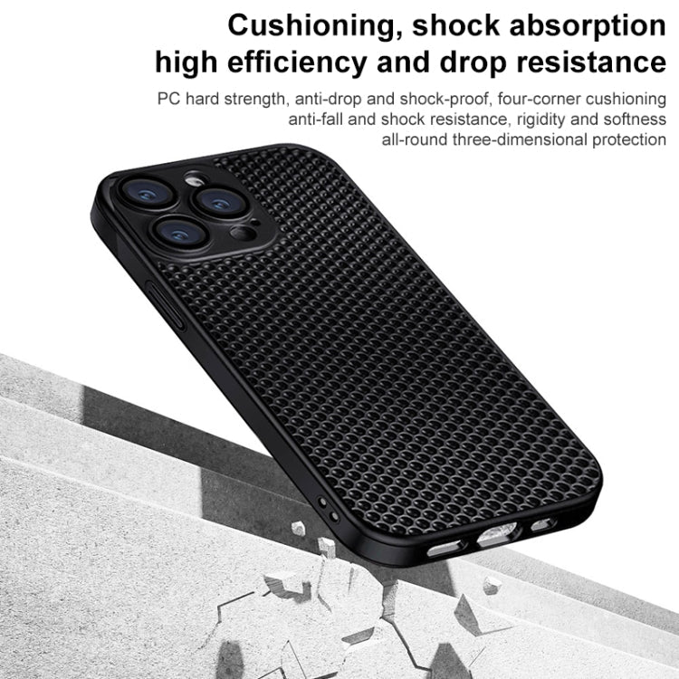 Honeycomb Radiating PC Phone Case, For iPhone 14 Pro Max, For iPhone 13 Pro Max, For iPhone 13 Pro
