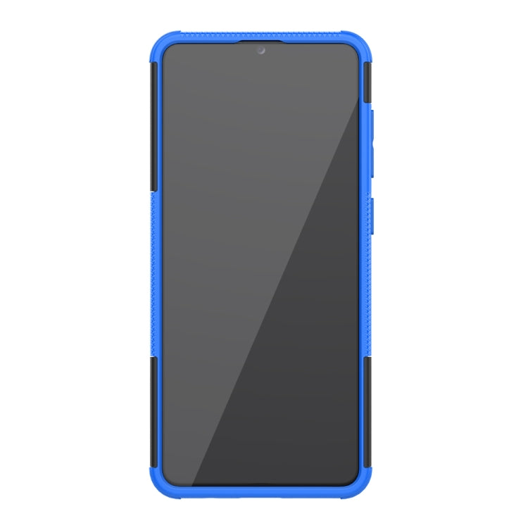 Tire Texture Shockproof TPU+PC Protective Case，with Holder, For Samsung Galaxy A31, For Samsung Galaxy M11, For Xiaomi Mi 10 Lite 5G
