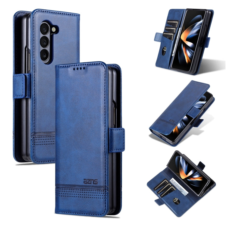 AZNS Magnetic Calf Texture Flip Leather Phone Case, For Samsung Galaxy Z Flip7 FE / Flip6, For Samsung Galaxy Z Fold7 5G, For Samsung Galaxy Z Flip7 5G, For Samsung Galaxy Z Fold6 5G