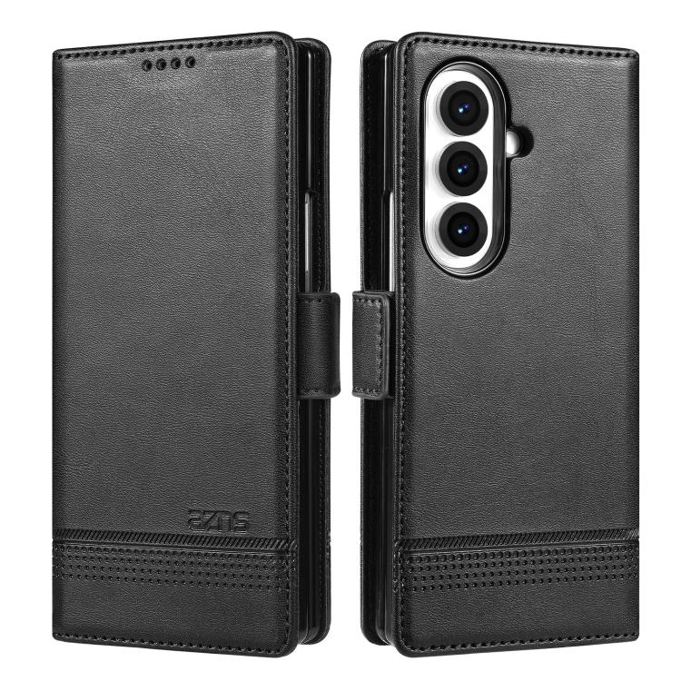 AZNS Magnetic Calf Texture Flip Leather Phone Case, For Samsung Galaxy Z Flip7 FE / Flip6, For Samsung Galaxy Z Fold7 5G, For Samsung Galaxy Z Flip7 5G, For Samsung Galaxy Z Fold6 5G