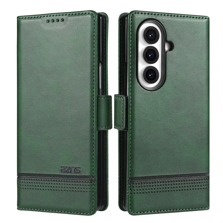 AZNS Magnetic Calf Texture Flip Leather Phone Case, For Samsung Galaxy Z Flip7 FE / Flip6, For Samsung Galaxy Z Fold7 5G, For Samsung Galaxy Z Flip7 5G, For Samsung Galaxy Z Fold6 5G