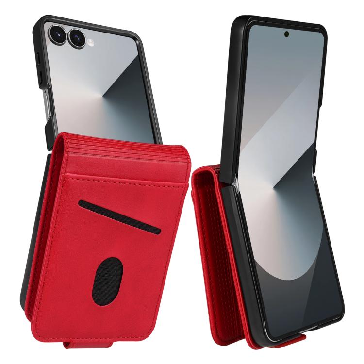 AZNS Magnetic Calf Texture Flip Leather Phone Case, For Samsung Galaxy Z Flip7 FE / Flip6, For Samsung Galaxy Z Fold7 5G, For Samsung Galaxy Z Flip7 5G, For Samsung Galaxy Z Fold6 5G
