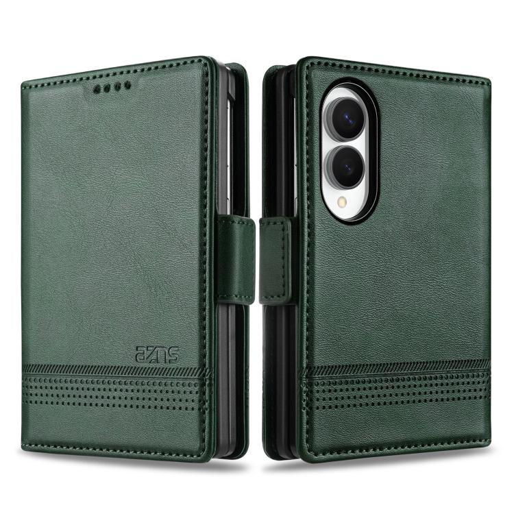 AZNS Magnetic Calf Texture Flip Leather Phone Case, For Samsung Galaxy Z Flip7 FE / Flip6, For Samsung Galaxy Z Fold7 5G, For Samsung Galaxy Z Flip7 5G, For Samsung Galaxy Z Fold6 5G