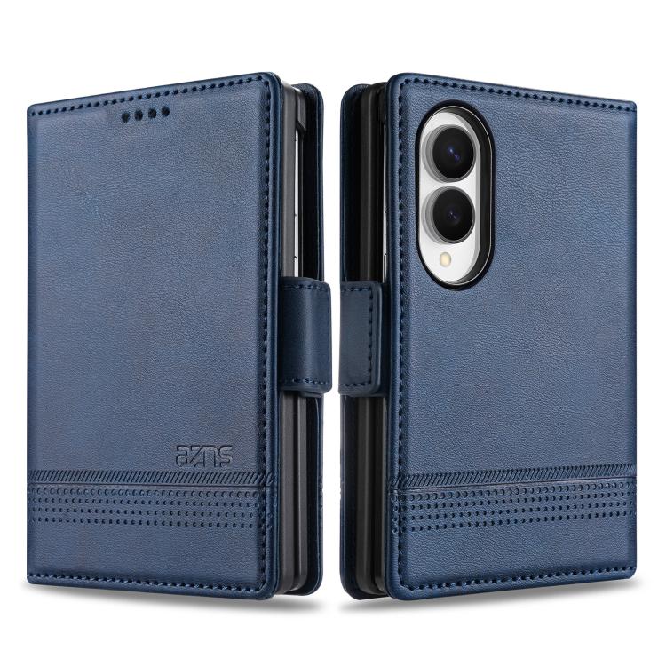 AZNS Magnetic Calf Texture Flip Leather Phone Case, For Samsung Galaxy Z Flip7 FE / Flip6, For Samsung Galaxy Z Fold7 5G, For Samsung Galaxy Z Flip7 5G, For Samsung Galaxy Z Fold6 5G