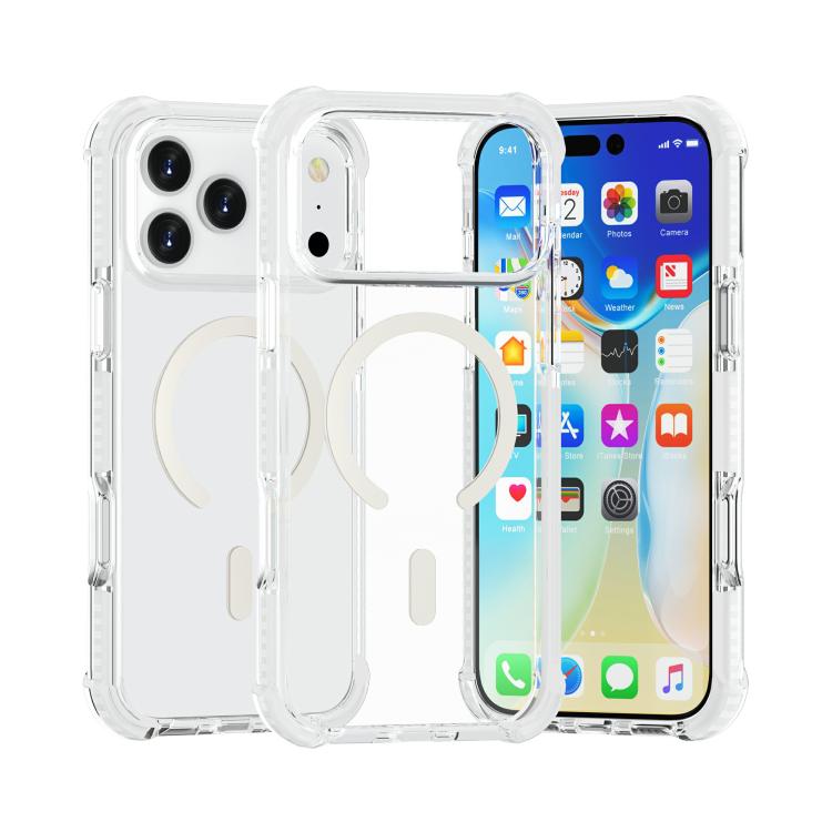 Acrylic Magsafe Magnetic Shockproof Phone Case, For iPhone 17e / 16e, For iPhone 17 Pro Max
