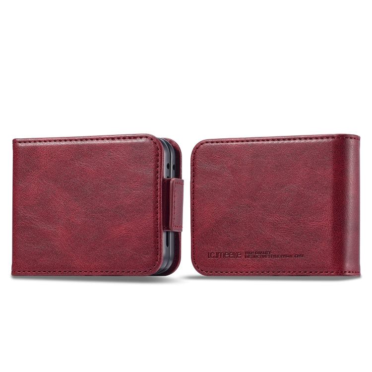 LC.IMEEKE RFID Anti-theft Leather Phone Case, For Samsung Galaxy Z Flip6 / Flip7 FE, For Samsung Galaxy Z Fold7 5G, For Samsung Galaxy Z Flip7 5G, For Samsung Galaxy Z Fold6 5G, For Samsung Galaxy Z Fold5, For Samsung Galaxy Z Flip5