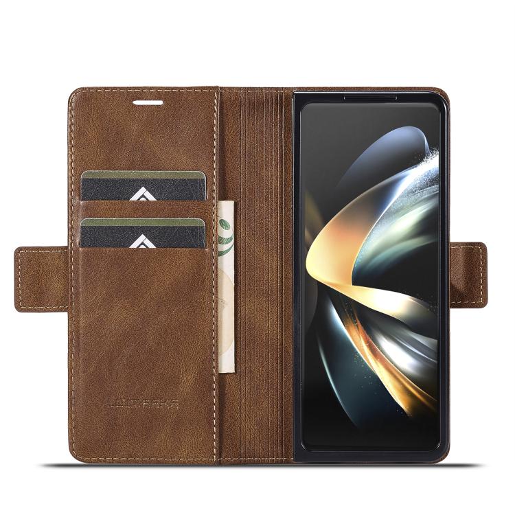 LC.IMEEKE RFID Anti-theft Leather Phone Case, For Samsung Galaxy Z Flip6 / Flip7 FE, For Samsung Galaxy Z Fold7 5G, For Samsung Galaxy Z Flip7 5G, For Samsung Galaxy Z Fold6 5G, For Samsung Galaxy Z Fold5, For Samsung Galaxy Z Flip5