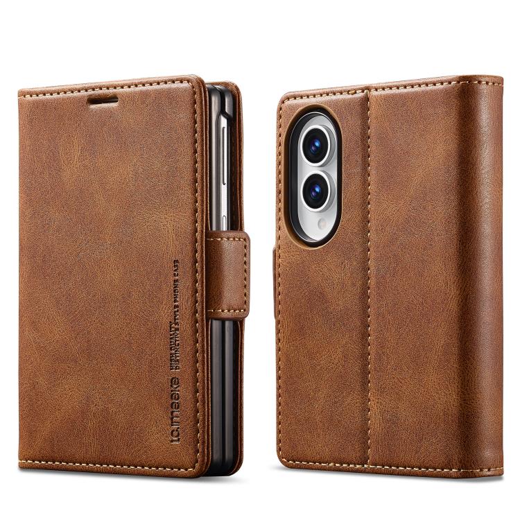 LC.IMEEKE RFID Anti-theft Leather Phone Case, For Samsung Galaxy Z Flip6 / Flip7 FE, For Samsung Galaxy Z Fold7 5G, For Samsung Galaxy Z Flip7 5G, For Samsung Galaxy Z Fold6 5G, For Samsung Galaxy Z Fold5, For Samsung Galaxy Z Flip5