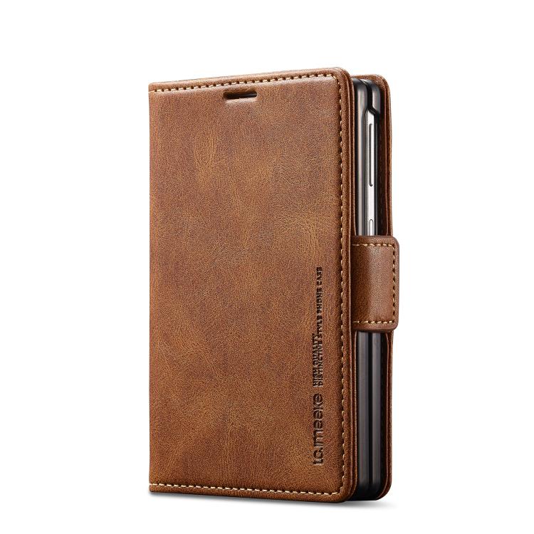 LC.IMEEKE RFID Anti-theft Leather Phone Case, For Samsung Galaxy Z Flip6 / Flip7 FE, For Samsung Galaxy Z Fold7 5G, For Samsung Galaxy Z Flip7 5G, For Samsung Galaxy Z Fold6 5G, For Samsung Galaxy Z Fold5, For Samsung Galaxy Z Flip5