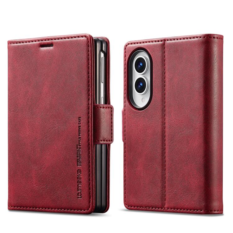 LC.IMEEKE RFID Anti-theft Leather Phone Case, For Samsung Galaxy Z Flip6 / Flip7 FE, For Samsung Galaxy Z Fold7 5G, For Samsung Galaxy Z Flip7 5G, For Samsung Galaxy Z Fold6 5G, For Samsung Galaxy Z Fold5, For Samsung Galaxy Z Flip5