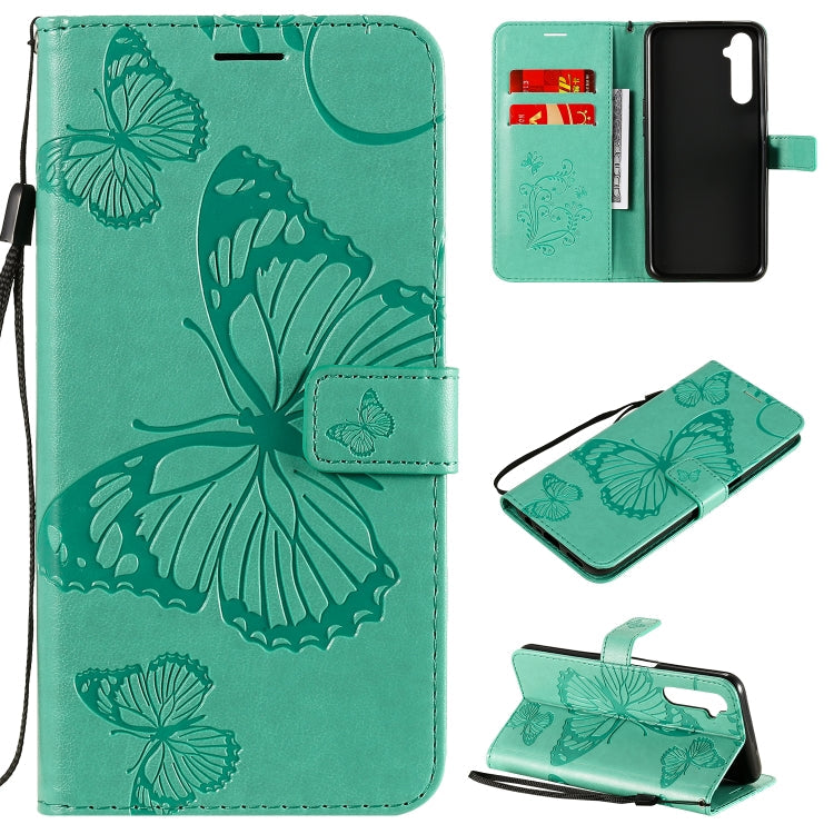 3D Butterflies Embossing Pattern Horizontal Flip Leather Case with Holder & Card Slot & Wallet, For Sony Xperia L4, For Sony Xperia 10 II, For Xiaomi Redmi K30 Pro