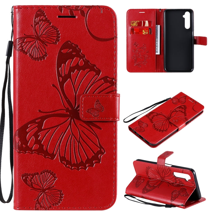 3D Butterflies Embossing Pattern Horizontal Flip Leather Case with Holder & Card Slot & Wallet, For Sony Xperia L4, For Sony Xperia 10 II, For Xiaomi Redmi K30 Pro